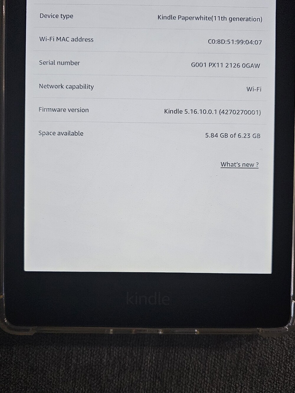 Amazon Kindle Paperwhite (11th Gen)